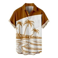 Muške velike košulje Muški ljetni odmor Turizam Plaža Modni trend Leisure 3D Digitalni tisak Majica