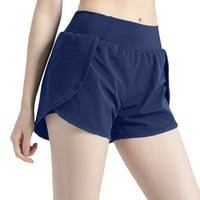 Atletske kratke hlače za žene Casual visoke struk sportske kratke hlače Lagana brza suhi trening trčanje znojne kratke hlače