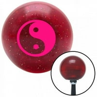 Ružičasti Yin & Yang crveni metalni mješač za mašenje pahuljica sa 1. umetnite Shifter Auto Brody