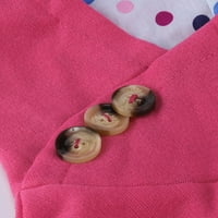 Majice za ženske ležerne dukserište čistog džepnog dugmeta pulover dukserica