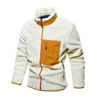 Muška zimska jakna sa kapuljačom Trendy PLPLUSH zimski štand ovratnik SPLICE Comfort dugih rukava Prilagodite