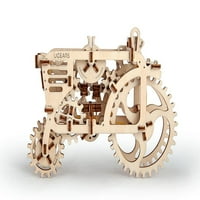 Traktor za traktore MEHANIČKI 3D Puzzle Najbolji Eko-prijateljski drveni poklon za djecu i odrasle