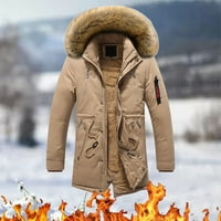Plišani šljunčani i zimski muški jakni sa rukavima i zima