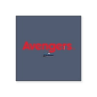 Cafepress - Avengers Endgame Square naljepnica - Square naljepnica 3 3