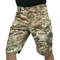 Amidoa Muške osnovne fit teretne hlače Multi-džepovi Holiday Trunk Taktički kamuflažni teretni kratke hlače opušteno fit workout Shorts