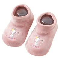 DMQupv Rite Cipele Prvi šetači Djevojke cipele Toddler Topla neklizajuća čarapa za bebe bebe cipele