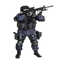Specijalno oružje i taktika SWAT timski oficir sa svojim pištoljem. Print postera Oleg Zabielin StockTrek
