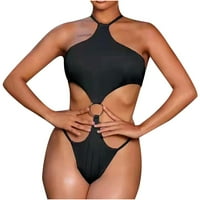 Vekdone ženske remene Solid Plus size kupa s kupaćim kostima Outfit Beach Beathingtiuit Bikini kupaće