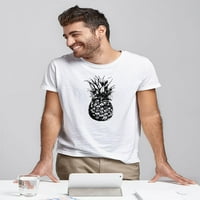 Voće ananasa u crnom majicu Muškarci -Mage by Shutterstock, Male Male