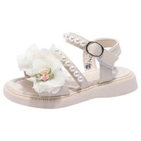 Kneelentne djevojke sandale sandale djevojke sandale veličine Dječje sandale Ljeto Dječji biserni cvjetovi