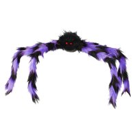 VNTUB Clearence Halloween Simulacija lubanja Big Spider Plish Spider Ornament