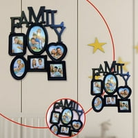 Vrijeme i Tru Obiteljski kombinirani okvir za fotografije PVC Combo Zidni okvir za prikaz na radnoj