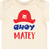 Inktastični ahoy matey, gusarski šešir, lobanje i kosti, gusari poklon dječji dječak ili dječji dječji