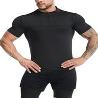 Avamo muns Kompresijske košulje Baselayer Ljetni vrhovi kratki rukav Sportski majica Bodybuilding Prozračna