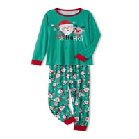 MA & Baby Christmas Pajamas za porodicu Santa Claus Podudaranje sa Loungewear-om
