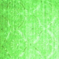 Ahgly Company Indoreni pravokutnik Sažetak Zeleni prostirke savremene površine, 2 '5'