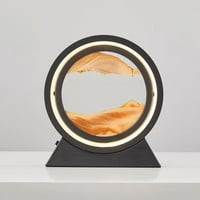 3D pokretna pješčana umjetnost noćna svjetlost Brzina stolna svjetiljka radna površina za ukras