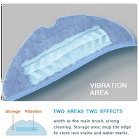 Vakuumski mop zamjenski jastučići za t t plus s po podnim experitama za više od ponovne opreme mokri zamjena microfiber meka jastuk