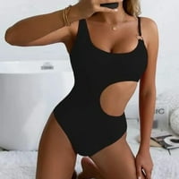 Yinguo Women Webbingvest odijela Shirred Vintage up kupaće kostime kupaći sportski upravljački kupaći