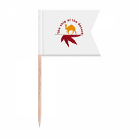 Outline Brod Desert Capts zastava za označavanje oznake za zabavu