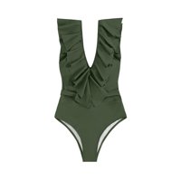 Leey-World Thong bikini kupaći kostimi ženski kupaći kostimi Rock Solid Twister V-izrez TUMBLE TUMMIJE