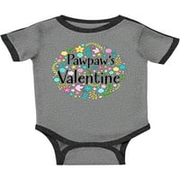 Pawpaw-ova valentina sa cvjetnim krugom za dojenčad