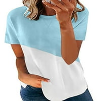 Ženski ležerni okrugli vrat kratki rukav majica