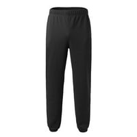 Dukset Aaiaymet Mens sa džepovima Leisure Learow Sports Trčanje čvrste boje čipke za hlače pantalone