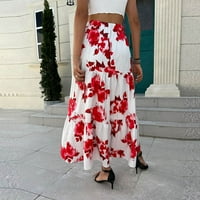 Feternal Fashion Women stil Ličnosti Sweet Print Suknja Ležerna labava suknja za odmor Mini suknja