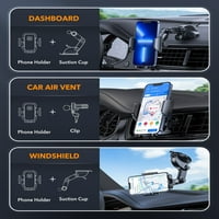 Držač telefona za automobil, nadzorna ploča Windshield Air Vent Universal in Car Holder Mount kompatibilan